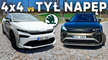 Ile zasięgu odbiera NAPĘD 4x4 W SAMOCHODZIE ELEKTRYCZNYM?  Nowa Skoda Enyaq