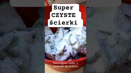Moje ściereczki nie śmierdzą #pranie