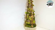 Jak zrobić zieloną choinkę z gałązek [TWIG CHRISTMAS TREE GREEN] - Pomysły plastyczne DiY