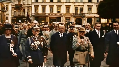 WARSZAWA 1927 W KOLORZE  WARSZAWA PRZEDWOJENNA