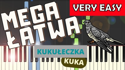  Kukułeczka kuka - Piano Tutorial (MEGA ŁATWA wersja)  NUTY W OPISIE 