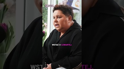 Dorota Wellman musi wstawać o 4 rano #shorts