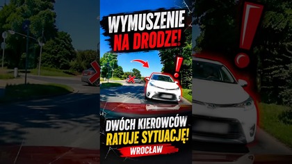  Jeden błąd, a o włos od tragedii.  Refleks uratował sytuację! #polskiekierowcy #dashcam