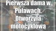 Pierwsza dama w Puławach.  Otworzyła motocyklową pracownię