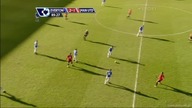 Premier League sezon 2009/2010 Everton 3-1 Man Utd Rodwell