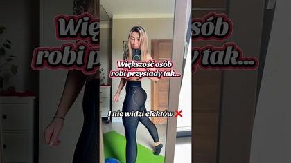 Przysiady bez efektów? Robisz TEN błąd 