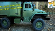 RC CAR WPL B36 RTR Ural 6WD Military Truck Filed TEST Trial RUN Amewi B36 6X6 Super Scale Budget RC