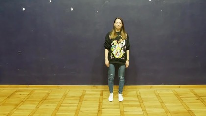 Warsztaty taneczne on-line z GDK, gr.  młodsza, najnowszy układ Cotton Eye Joe cz.  4