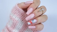 snow cat nails art tutorial / Elisium Nails