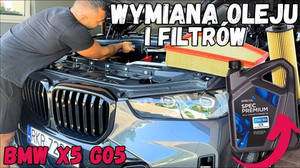 Wymiana oleju silnikowego i filtrów w BMW X5 G05 | Moja opinia o silniku B58 #bmw #x5 #g05