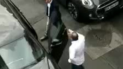 Drogowa agresja na ulicach Paryża
