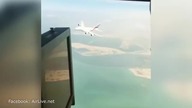 Niezwykłe spotkanie dwóch samolotów nad Dubajem