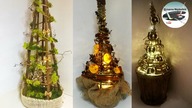3 patyczkowe choinki na ostatnią chwilę 3 LAST MINUTE TWIGS CHRISTMAS 
TREES Pomysły plastyczne DiY