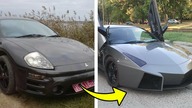 PRZEROBIŁ swoje TANIE AUTO na LAMBORGHINI REVENTON!