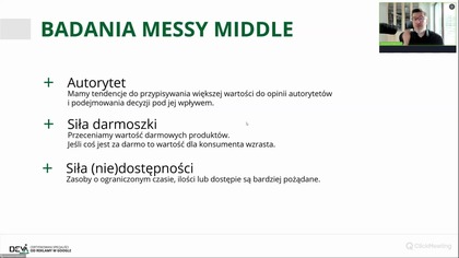 Zobacz, co mówi Krzysztof Marzec o Messy Middle.

Sprawdź wszystkie nasze webinary:
https://www.devagroup.pl/darmowe-webinary 

Krzysztof Marzec - CEO DevaGroup - Specjalista SEM, Certyfikowany Trener Google Ads oraz Certyfikowany Specjalista Ads i Analytics. Przygodę z SEO zaczął w 2005 roku. Kieruje DevaGroup, stworzył i był wieloletnim szefem działu SEO Interia.pl. Prowadzi szkolenia i wykłady m.in. w Akademii Google Partners czy na Uniwersytecie Jagiellońskim. 