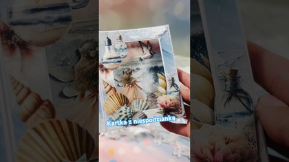 Morski shadow box z niespodzianką 3D | Craft OClock × Maremi Small Art