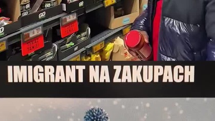 IMIGRANT NA ZAKUPACH W POLSCE XD #shorts #polska #śmieszne #humor #kontrowersje