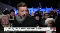 Reporter TVP Info został poturbowany podczas smoleńskiej miesięcznicy