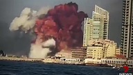 04. 08. 2020 Boom.. Wybuch w Libanie jak Bomba Atomowa - Moment Explosion Lebanon Beirut Atomic
