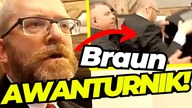 TOTALNA DEMOLKA! Grzegorz Braun PRZERYWA WYKŁAD! Interweniowała POLICJA