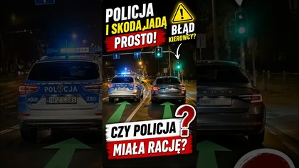 Policja miała rację czy nie?  Oceńcie sami!  #policja #kierowcy #przepisy #shorts