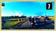 Agresywna kierowca Audi atakuje motocyklistę w Gdańsku