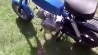 Motorynka po tuningu silnika. Sportowy cylinder zapłon elektroniczny.