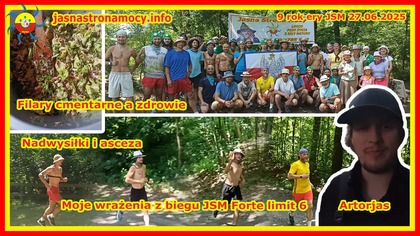Moje wrażenia z biegu JSM Forte limit 6 Filary cmentarne a zdrowie Nadwysiłki i asceza