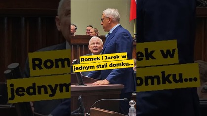  Romek i Jarek w jednym stali domku...  #Giertych #Kaczyński #sejm #awantura