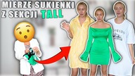 MIERZĘ SUKIENKI Z DZIAŁU DLA WYSOKICH / HAUL ASOS