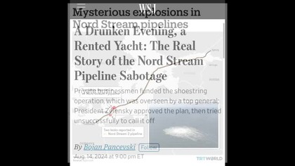 Niemcy wydają nakaz aresztowania za zniszczenie Nord StreaM