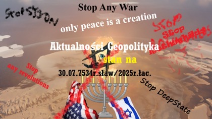 Aktualności Geopolityka stan na 30. 07. 7534r. sław/2025r. łac.