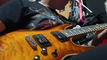 Improwizacja Riff Solo ogrywanie gitary SCHECTER OMEN EXTREME6 VSB gitarowe zagrywki cz. 1