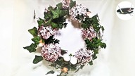 Jak zrobić wiosenny wianek z hortensjami [HYDRANGEA SPRING WREATH] - Pomysły plastyczne dla każdego