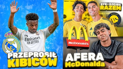 Vinicius PRZEPRASZAŁ kibiców Mbappe nie świętował! Yamal pod LAWINĄ KRYTYKI za McDonalda!