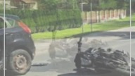 Wypadek w Prawiednikach.  Ford zderzył się z motocyklem