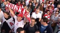 Ponad 20 tysięcy kibiców śpiewa hymn przed meczem Polska-Rosja