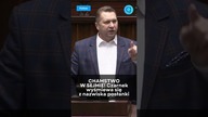 (subskrybuj) Czarnek WYŚMIEWA nazwisko posłanki.  VON COŚ TAM PO NIEMIECKU #shorts