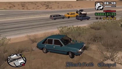 GTA: San Andreas - dwa pościgi w polskich realiach