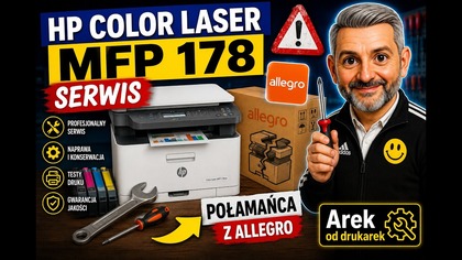HP Color Laser MFP 178 Serwis Połamańca z Allegro