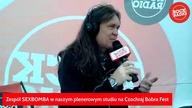 Zespół SEXBOMBA w plenerowym studiu Roc Radia na Czochraj Bobra Fest!