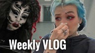 WEEKLY VLOG// szpital / piercing / okres/ Halloween makeup //