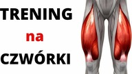 TRENING na CZWOROGŁOWE UDA z HANTLAMI  NAJLEPSZE ĆWICZENIA na UDA