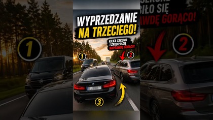 Kilka sekund i zrobiło się naprawdę ciasno  Kto powinien odpuścić? #polskiekierowcy #dashcam #bmw