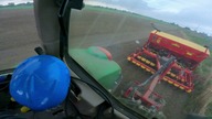 John Deere 6620 & Vaderstad Rapid oraz JD 6110MC & Agrio Napa