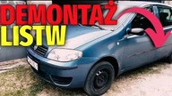 Jak zdemontowaliśmy listwy boczne drzwi w samochodzie? (przygotowanie Punta do malowania)