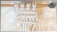 Makrama krok po kroku - kurs odc.  10 - Węzeł żebrowy równoległy poziomy - Pomysły plastyczne DiY
