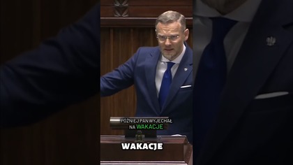 Poseł do Tuska: Panie premierze, pan się nie przepracowuje