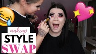 INNA YOUTUBERKA ZAMIENIA MNIE W BARBIE CZĘŚĆ I MAKEUP