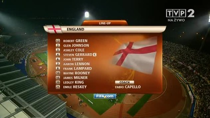 MŚ FIFA 2010 06 12 Anglia - USA